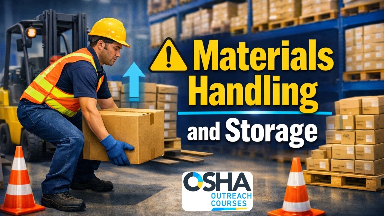 Materials Handling & Storage Safety Training | Improve Workplace Safety | OSHA Outreach Courses