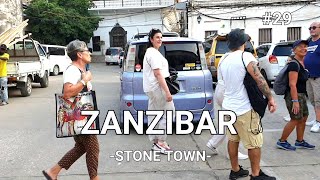 STONE TOWN ZANZIBAR: A PARADISE WALKING TOUR AT STONE TOWN ON SUNNY DAY  🇹🇿( pt.29)