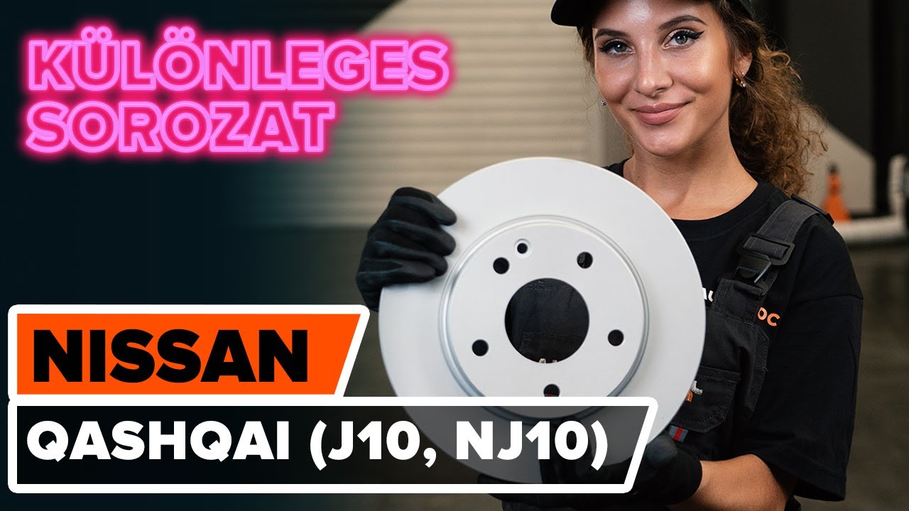 Elülső féktárcsák-csere Nissan Qashqai J10 gépkocsin – Útmutató