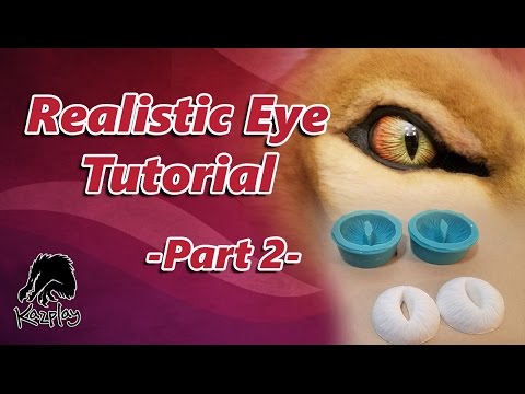 Creature Eye Tutorial -Part 2: Making a One Part Mold and Casting