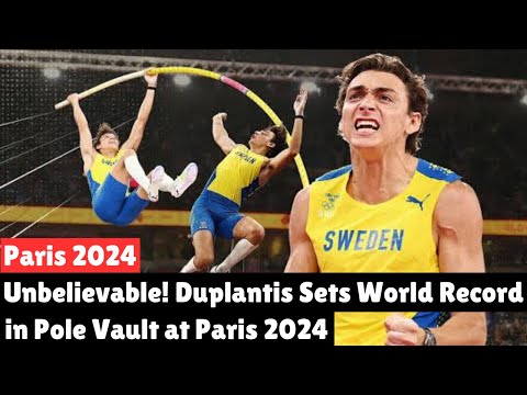 Armand Duplantis SHATTERS World Record with Jaw-Dropping Pole Vault at the Olympics!