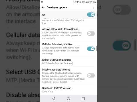 LG K30 Developer Options - How to turn on