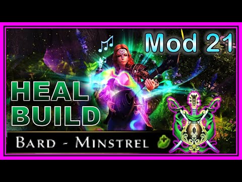 NEW Bard Minstrel HEALER Build - Maxing Your Healing Potential! - Mod 21 Neverwinter