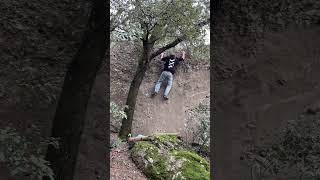 Video thumbnail of Problem 2 (La Placa), 6b+. L'Espunyola