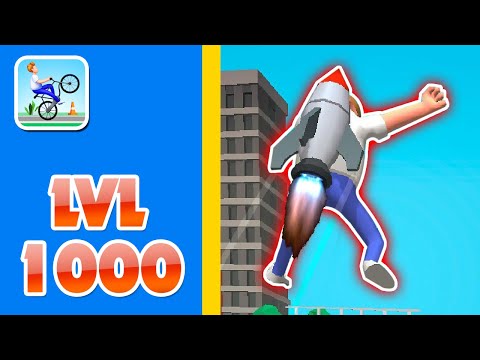 Bike Hop Gameplay Level 1000 | Highest Score 2,50,000M