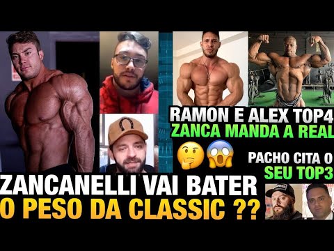 RAMON E ALEX NO TOP 4 DO ZANCANELLI - ZANCA VAI BATER O PESO ? - PACHOLOK CITA SEU TOP 3  E MAIS
