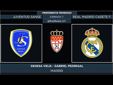 Juventud Sanse - Real Madrid Cadete Femenino | Preferente Femenino Cadete 2022/23 | Jornada 7