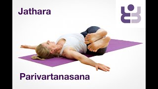 Yoga Quickies. Iyengar Tutorial on Jathara Parivartanasana. NOT for Beginners