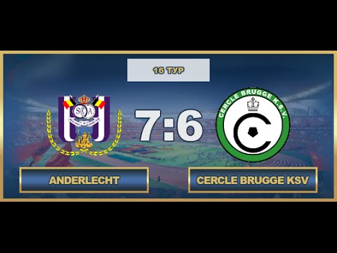 Benelux. Premier League. Tour 16. Anderlecht - Cercle Brugge KSV