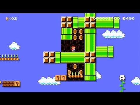 Bridges in The River by beccy - SUPER MARIO MAKER - NO COMMENTARY 1ba 1bb