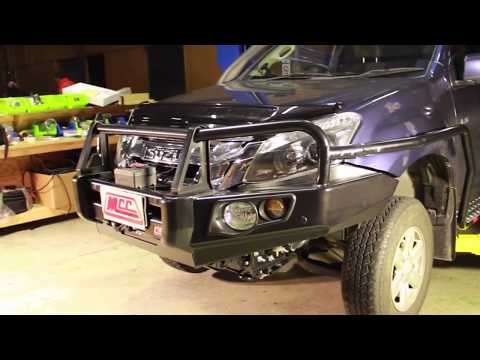 MCC Falcon Bullbar with Side steps & rails on Isuzu D-max 2012on