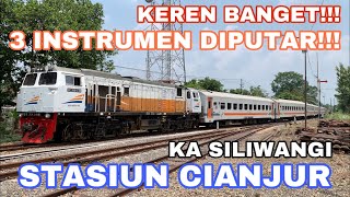 Download lagu 3 INSTRUMEN!!! KA Siliwangi Datang dan Berangkat Stasiun Cianjur mp3