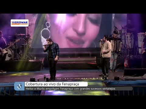 Heitor e Murilo cantam o sucesso da dupla “Embutecado” na Fenapraça; veja ao vivo