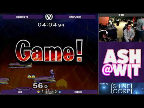 Azzu (Falco, Fox, Sheik) vs Ferocitii (Peach) - ASH@WIT #146 Melee Loser's Finals