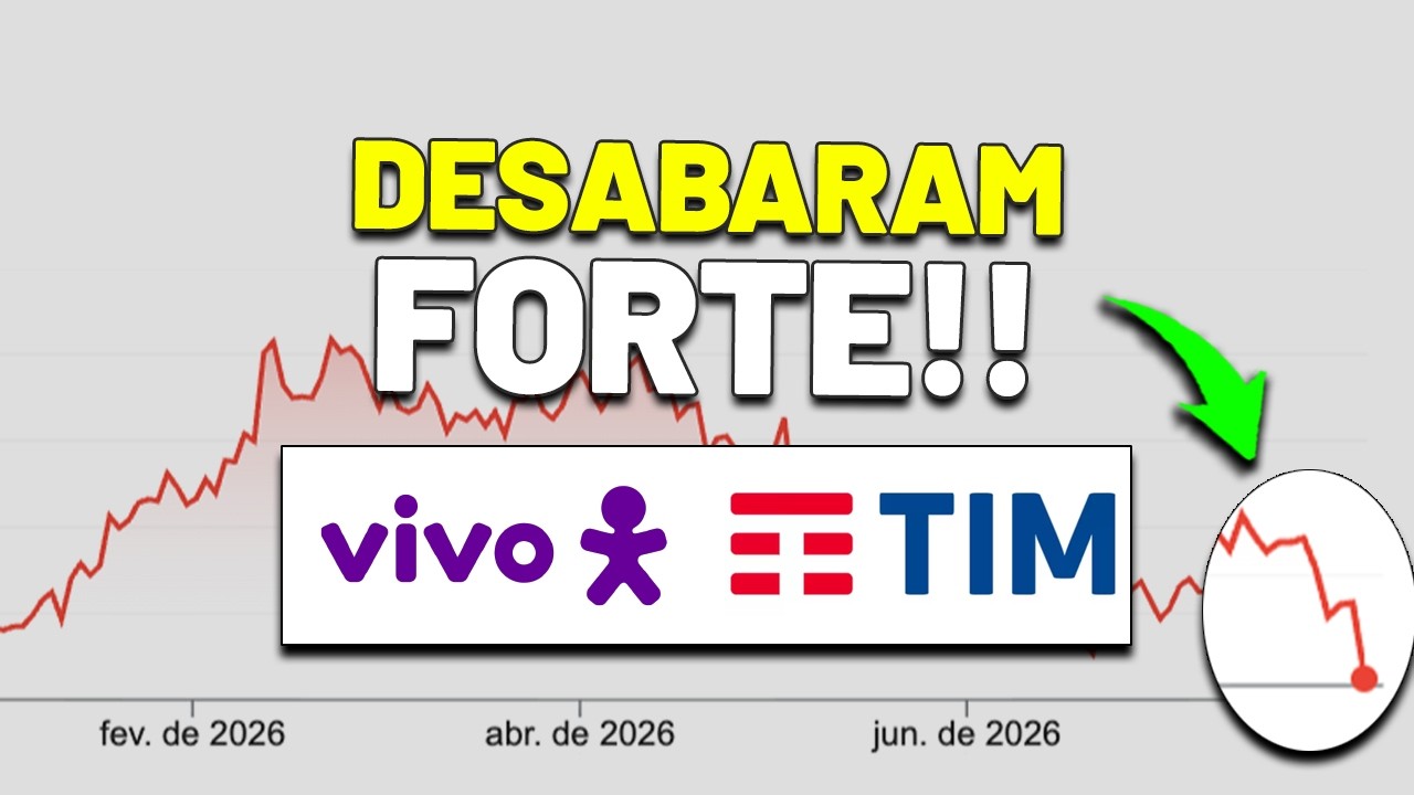 🚨O QUE ACONTECEU PARA TER DESABADO? PERDERAM OS FUNDAMENTOS? TIM E VIVO: TIMS3 e VIVT3