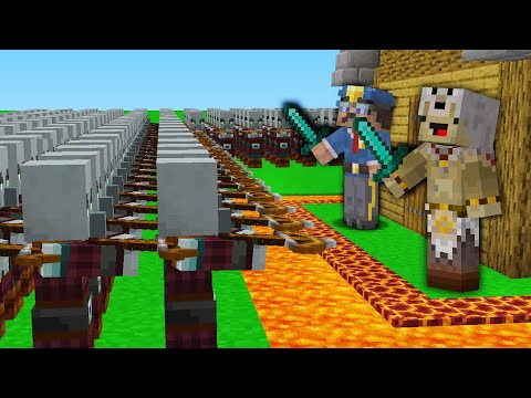 1000 Pilleurs vs La Maison la plus Sécurisée de Minecraft