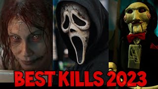 Best Kills of 2023 🏆🥇👀 Horror movies Best of