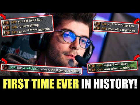 First Time Ever in History - CEB "The MOST Patient Guy" Really PISSED OFF and Talk Like This! DOTA 2