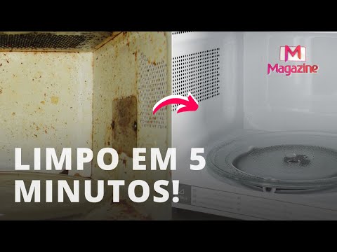 COMO LIMPAR MICRO-ONDAS EM 5 MINUTOS!