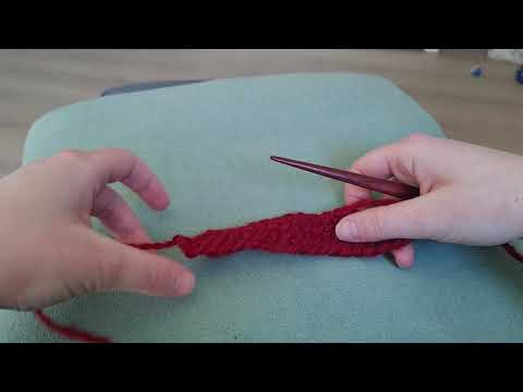 Nalbinding tutorial: how to turn to make a shawl - VEDA day 19