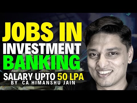 Jobs after Investment Banking in India