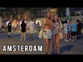 Sunday Evening Walk In Amsterdam 4K Exploring The City Center At Night