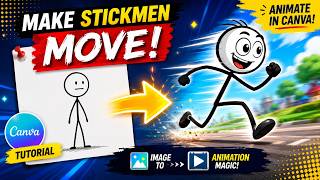 How to Create Stickman Animation in Canva in 2 Minutes