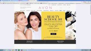 Marketing the Avon Brochure Online - URLs & eStore