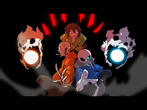 【undertaleAU】Bad time trio animation