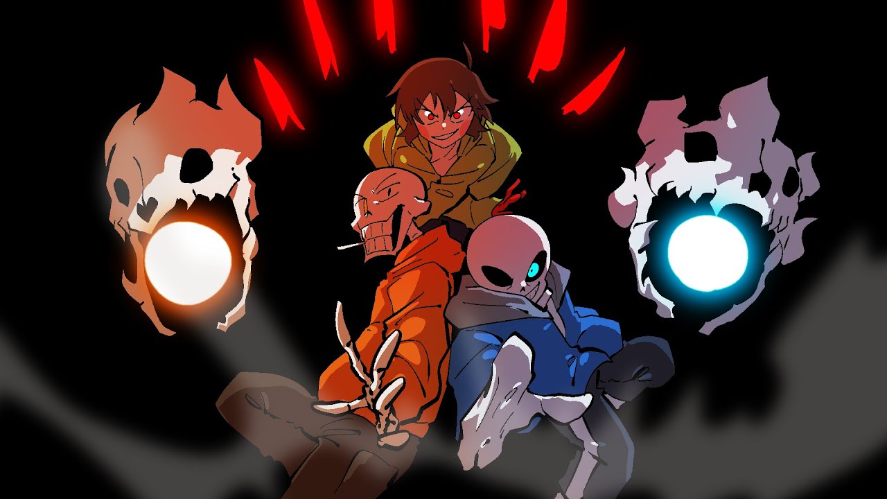 【undertaleAU】Bad time trio animation