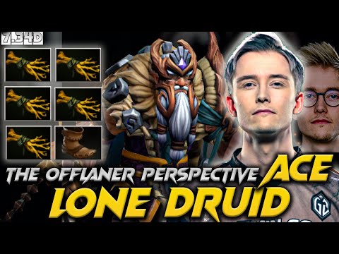 7.34D Patch Ace - Lone Druid The Offlaner : Gaimin Gladiators VS Azure Ray The TI 2023 Dota 2 #ace