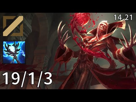 Vladimir Mid vs Twisted Fate - EUW diamond | Patch 14.21