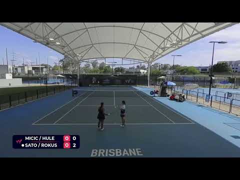 AUS Petra Hule AUS Elena Micic 1 7 4 8 AUS Sarah Rokusek JPN Himari Sato doubles QF W50 Brisbane 12