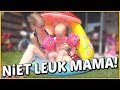 LUXY VOOR HET EERST MET ZWEMBANDJES ? ( + zwemles) | Bellinga Familie Vloggers 1380