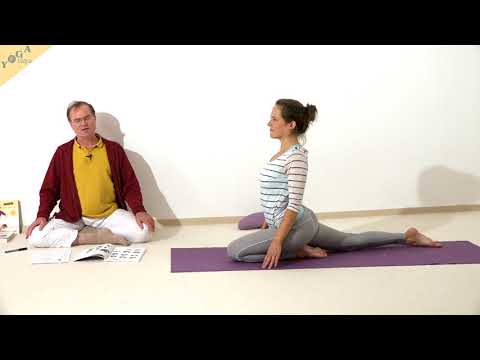 Taube sitzend auf der Ferse - Yoga Asana Lexikon