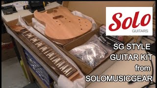 Building an SG Style Electric Guitar Kit from SoloMusicGear