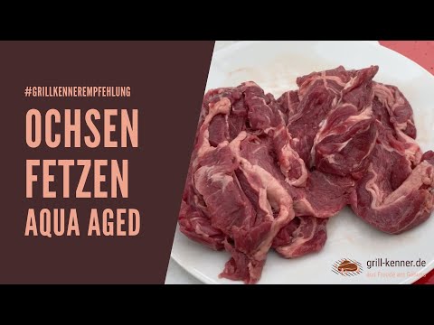 Lecker grillen: OCHSENFETZEN AQUA AGED von der Sizzle Zone