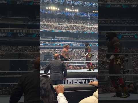 Brock Lesnar vs Oba Femi full match highlights Wrestlemania 42 #wwe #Wrestlemania