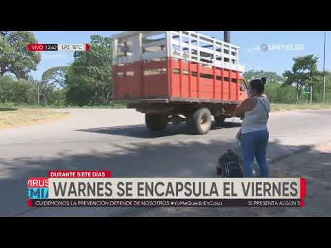 A partir de este viernes Warnes se encapsula durante siete días