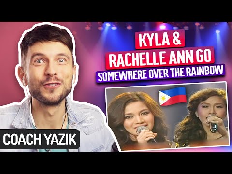 YAZIK reacts to SOMEWHERE OVER THE RAINBOW - Rachelle Ann Go & Kyla