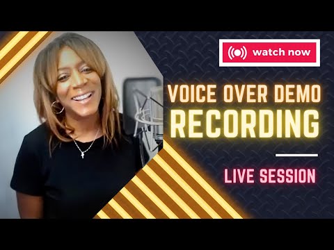 Voice Over Demo Recording - Live Session - Rashea Flynn