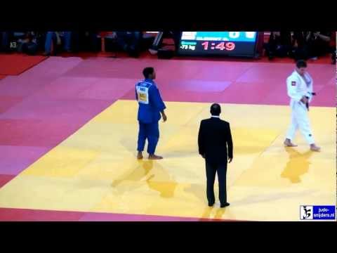 Judo 2013 Grand Slam Paris: van Tichelt (BEL) - Elmont (NED) [-73kg] bronze