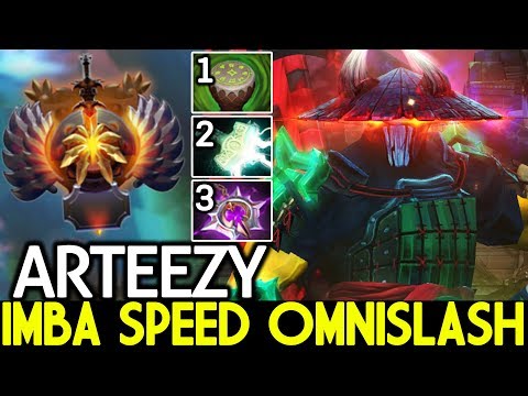 ARTEEZY [Juggernaut] Imba Speed Omnislash Unreal Damage 7.22 Dota 2