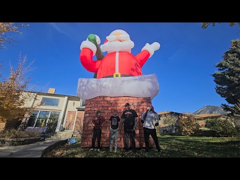 Unboxing New HUGE 26 Foot Santa Christmas Inflatable!