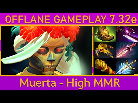 🌟Dota 2 Muerta Offlane Gameplay - Top MMR