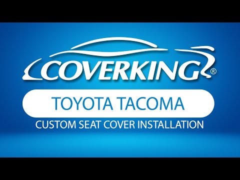 How to Install 2010-2015 Toyota Tacoma Custom Seat Covers | COVERKING®