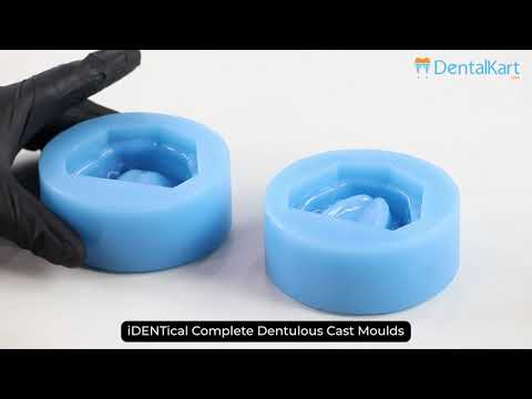 iDENTical Complete Dentulous Cast Moulds -Blue M8019
