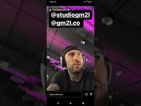 Malik Montana o studio GM2L #malikmontana #gm2l