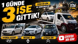 🚨 Çekicinin Bir Günü #1 | 1 Günde 3 Farklı Kurtarma