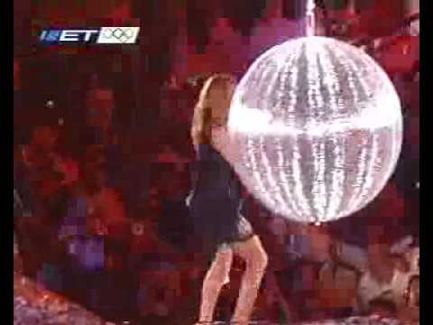 Eisai live (Call me) ANNA Vissi Olympic Games Athens 2004 closing ceremony